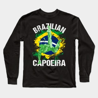 Brazilian Capoeira Dance Self-Defence Sports Long Sleeve T-Shirt